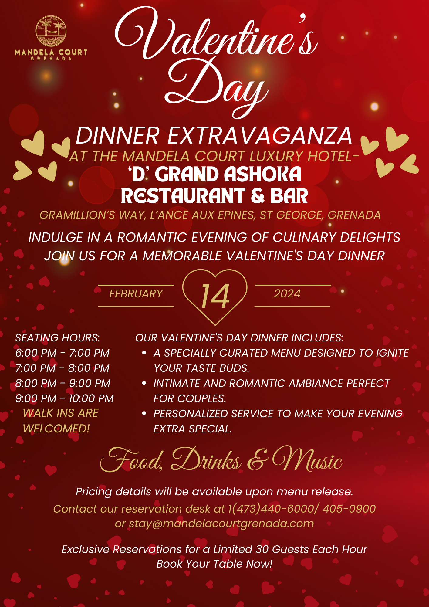 Love at D' Grand Ashoka Restaurant & Bar